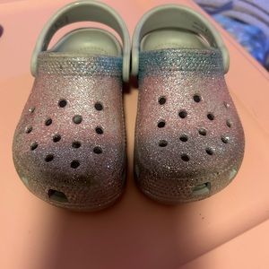 Glitter crocs